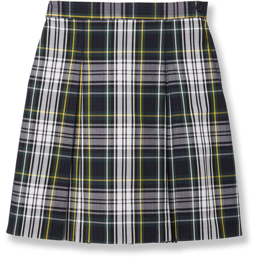 Pleated Skirt with Elastic Waist [TN025-34-355-NV/GR/WH]