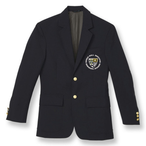 Adult Polyester Blazer with embroidered logo [IN007-MENS/NOL-NAVY]