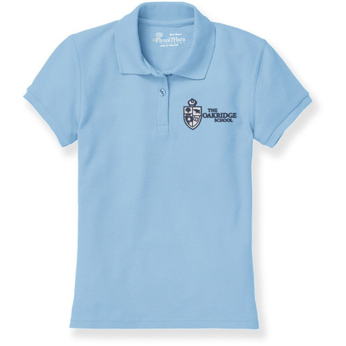 Ladies' Fit Polo Shirt with embroidered logo [TX216-9727-OAK-BLUE]