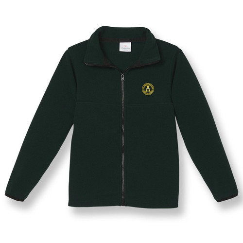 Full-Zip Fleece Jacket with embroidered logo [NY563-SA25/AAF-HUNTER]