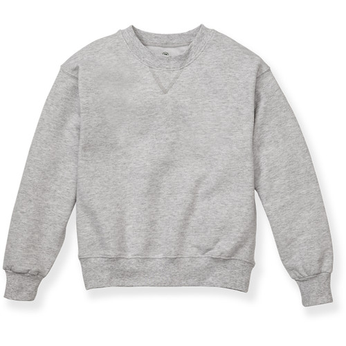 Heavyweight Crewneck Sweatshirt with heat transferred logo [PA236-862/HTM-OXFORD]