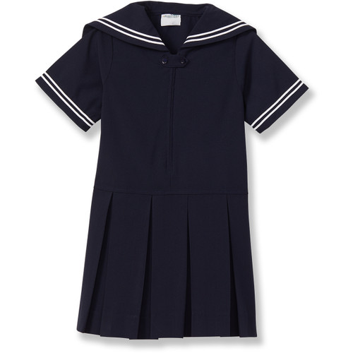 Sailor Dress with embroidered logo [TX225-4880-GEB-NAVY/WH]