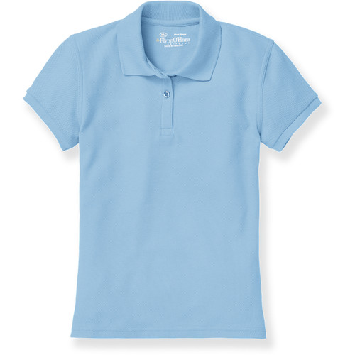Ladies' Fit Polo Shirt with heat transferred logo [TX144-9727-GHT-BLUE]