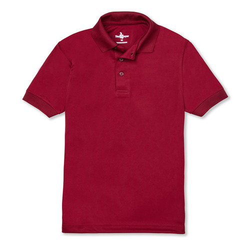 Performance Polo Shirt with embroidered logo [TN021-8500-DAV-CARDINAL]