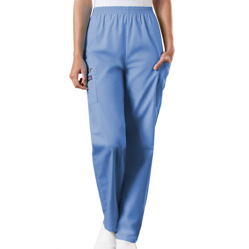 Ladies Cargo Scrub Pants [NJ111-4200-CIEL]