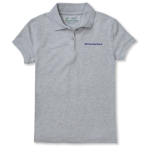 Ladies' Fit Polo Shirt with embroidered logo [FL009-9727-USN-ASH]