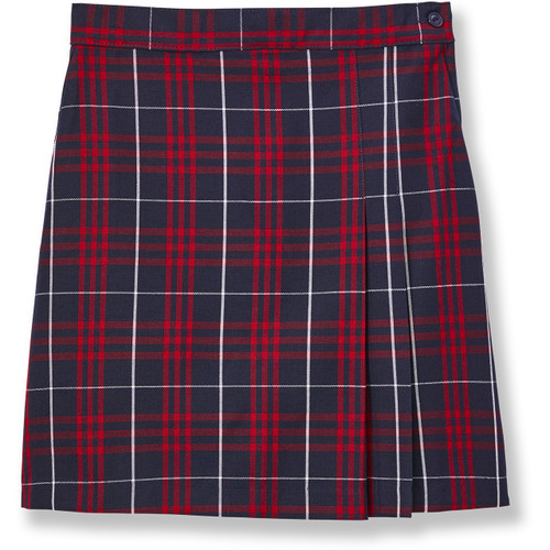 2 Pleat Skort [NY379-2653-37-NV/RED]
