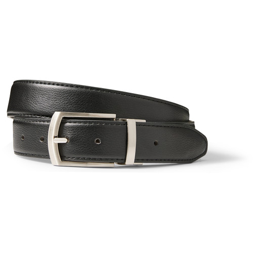 Reversible Leather Belt [NY359-2 COLOR-BLK/BRN]