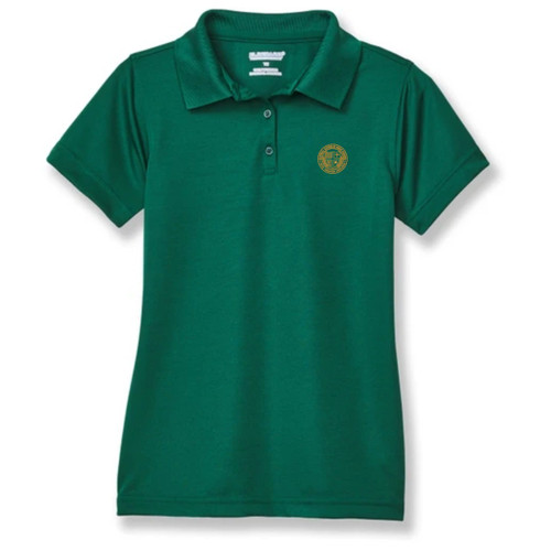 Girl's Performance Polo with embroidered logo [PA273-7728/ACH-HUNTER]