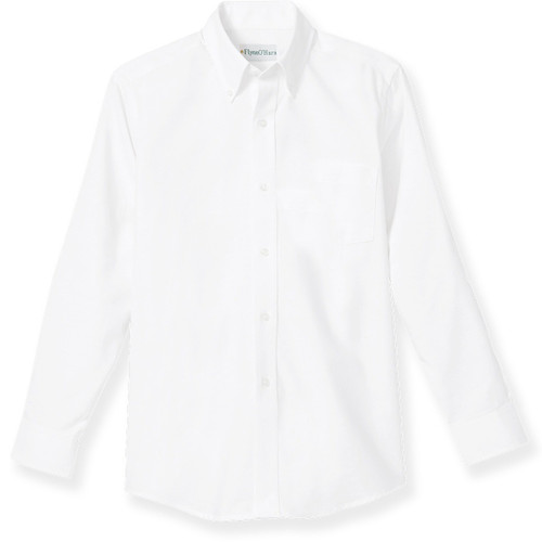 Long Sleeve Oxford Shirt [NJ122-OXF-LS-WHITE]
