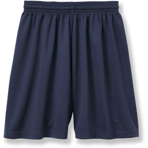 Micromesh Gym Shorts with heat transferred logo [PA861-101S-NAVY]