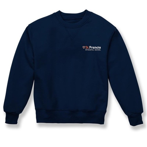 Heavyweight Crewneck Sweatshirt with embroidered logo [TX177-862/FEH-NAVY]