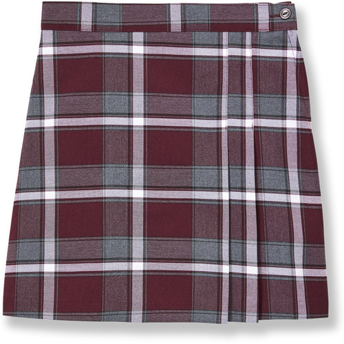 2 Pleat Skort [FL087-2653-91-MAR/GY]