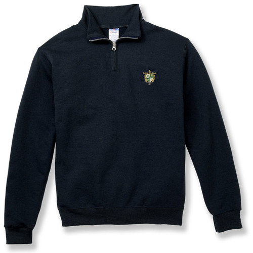 1/4 Zip Sweatshirt with embroidered logo [GA013-995/TFG-NAVY]