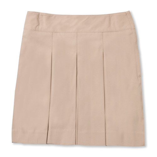 Contour Waist Box Pleat Skort [GA013-1221-KHAKI]