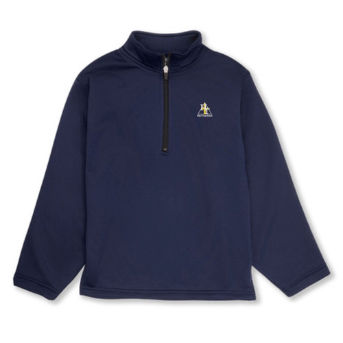 1/4-Zip Performance Fleece Pullover with embroidered logo [NJ293-6133/HOT-NAVY]