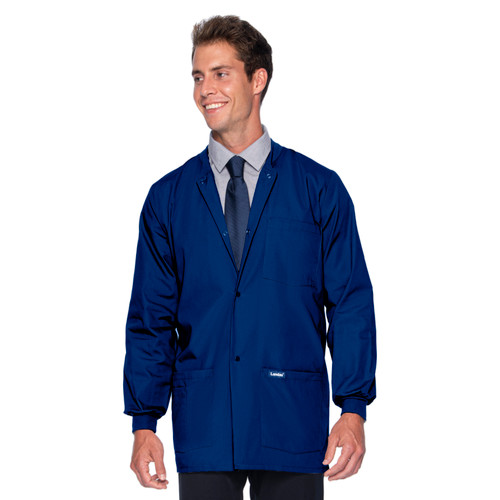 Men's Warm-up Jacket with embroidered logo [PA274-7551/NUA-NAVY]