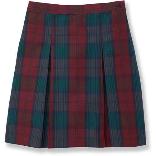 Pleated Skirt with Elastic Waist [PA861-34-46-MA/GR/NV]