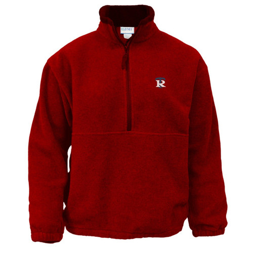 1/4 Zip Fleece Jacket with embroidered logo [TN031-SA19/TIR-RED]