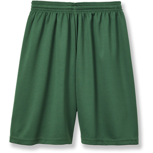 Micromesh Gym Shorts with heat transferred logo [NJ122-101-GCM-HUNTER]