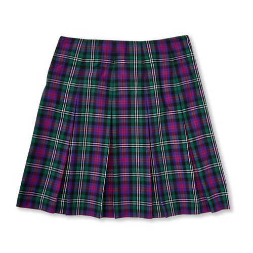 Box Pleat Skirt [TN020-535-FR-GRN/PRPL]