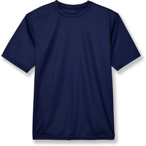 Wicking T-Shirt with heat transferred logo [PA981-790-NAVY]