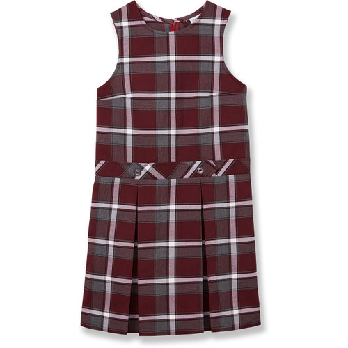 Drop Waist Jumper with embroidered logo [FL087-94-91SBC-MAR/GY]