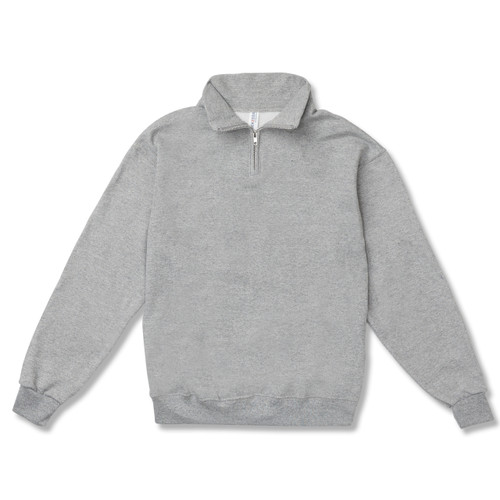 1/4 Zip Sweatshirt with embroidered logo [PA177-995/SIY-OXFORD]
