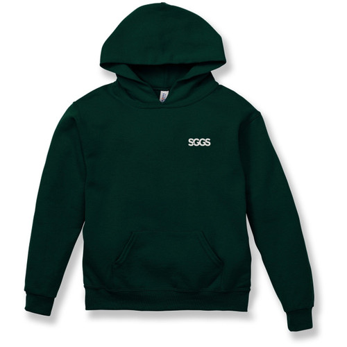 Heavyweight Hooded Sweatshirt with embroidered logo [VA303-76042GVB-HUNTER]