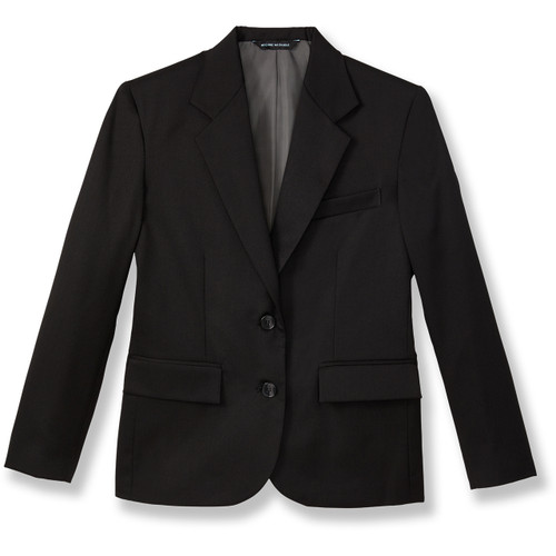 Girls' Poly/Wool Blazer with school emblem [TN006-2050/HUT-BLACK]