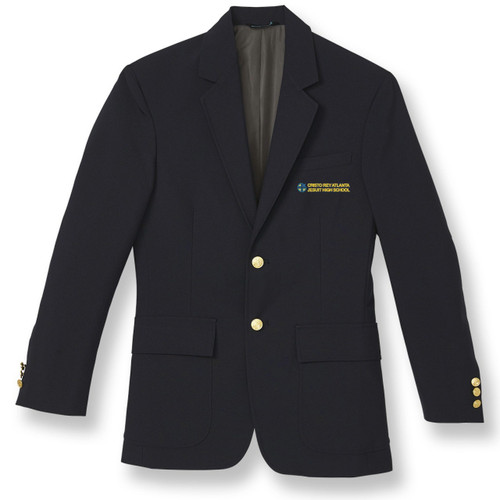 Adult Polyester Blazer with embroidered logo [GA035-MENS/CRJ-NAVY]