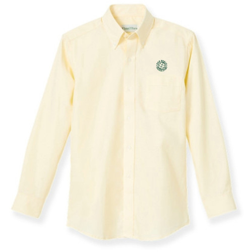 Long Sleeve Oxford Shirt with embroidered logo [NY186-OX-L NWP