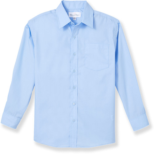Long Sleeve Dress Shirt [NJ180-DRESS-LS-BLUE]