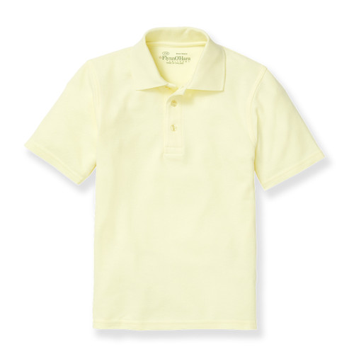 Short Sleeve Polo Shirt with embroidered logo [MD219-KNIT-CCA-YELLOW]