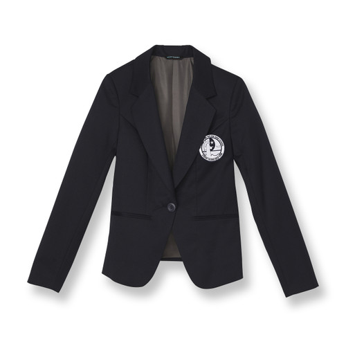 Ladies Fitted Blazer with school emblem [NJ318-2022/MTD-NAVY]