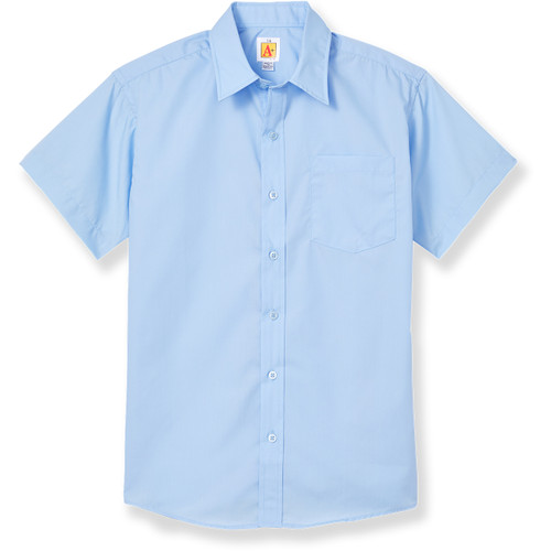 Short Sleeve Dress Shirt [NJ319-DRESS-SS-BLUE]