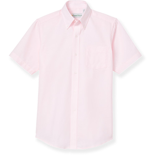 Short Sleeve Oxford Blouse [MD106-OXF-S/S-PINK]