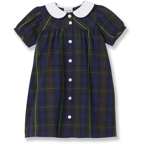 Peter Pan Collared Dress w/Piping [MS004-1013-55-GN PLD]