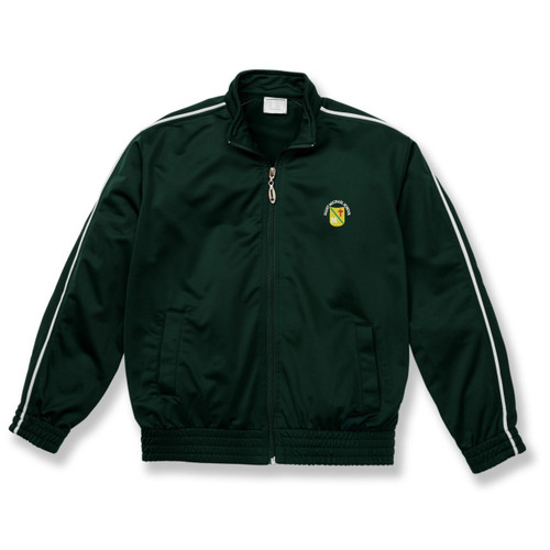 Warm-Up Jacket with embroidered logo [NJ235-3265/SMC-GN/WH]