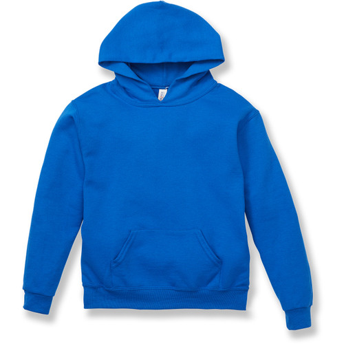 Heavyweight Hooded Sweatshirt with heat transferred logo [PA264-76042-ROYAL]