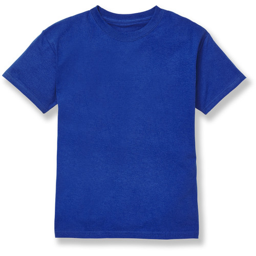 Short Sleeve T-Shirt with heat transferred logo [PA264-362-ROYAL]