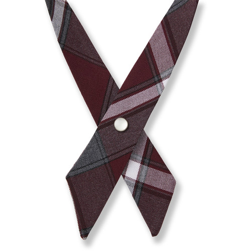 Girls' Criss-Cross Tie [NY046-C/C-91-MAR/GRY]