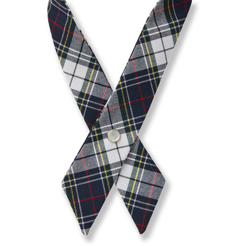 Girls' Criss-Cross Tie [AK027-C/C-8B-NV/WH PL]