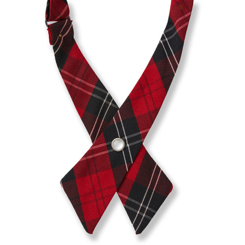 Girls' Criss-Cross Tie [AK027-C/C-70-RED PLD]
