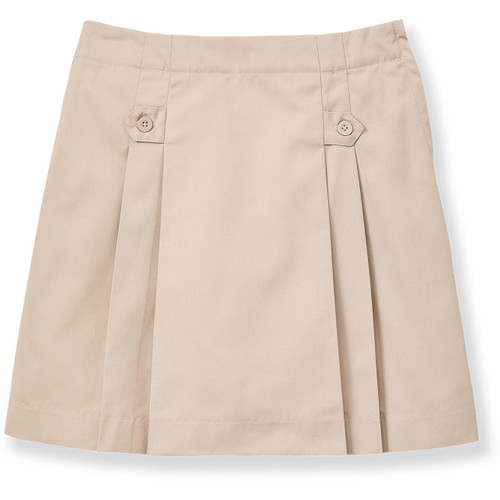 Pleated Skort with Tabs [NJ781-2669-KHAKI]