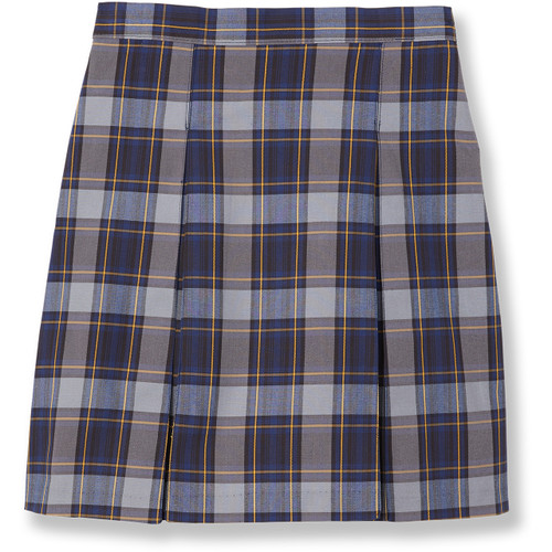 Pleated Skirt with Elastic Waist [NJ269-34-57-BLUE PLD]
