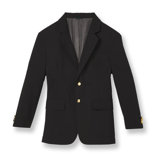 Adult Polyester Blazer with embroidered logo [NJ821-MENS/SPM-BLACK]