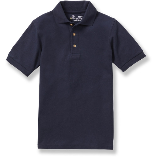 Short Sleeve Cotton Polo Shirt with embroidered logo [NJ211-5011/RSH-DK NAVY]