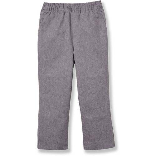 Pull-On Elastic Waist Pants [PA604-PULL ON-GREY]