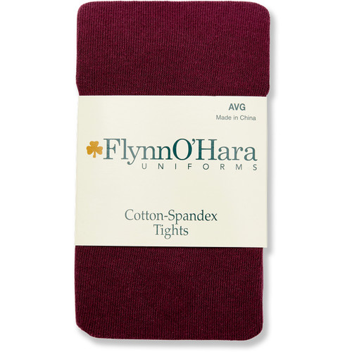 Ribbed Tights [NY443-OR/TIGHT-MAROON]